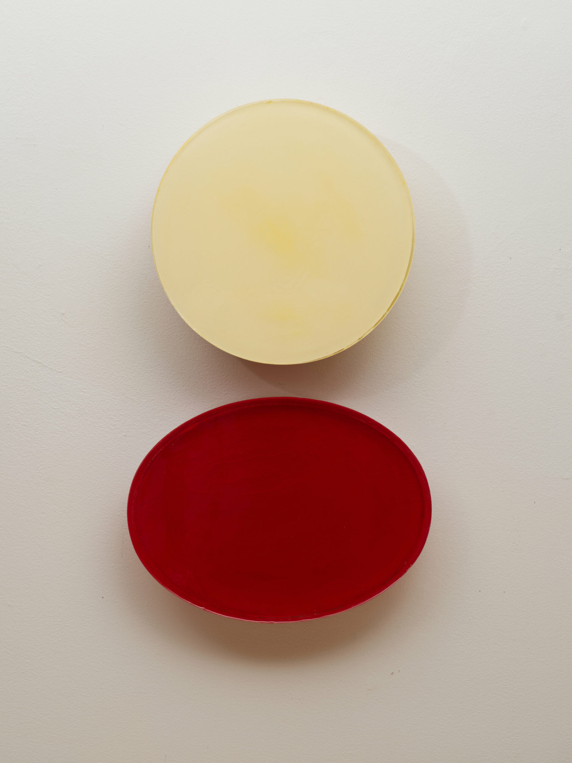 Resin Work titled "Yellow and Red" By Ana Rendich for sale by Les Yeux du Monde